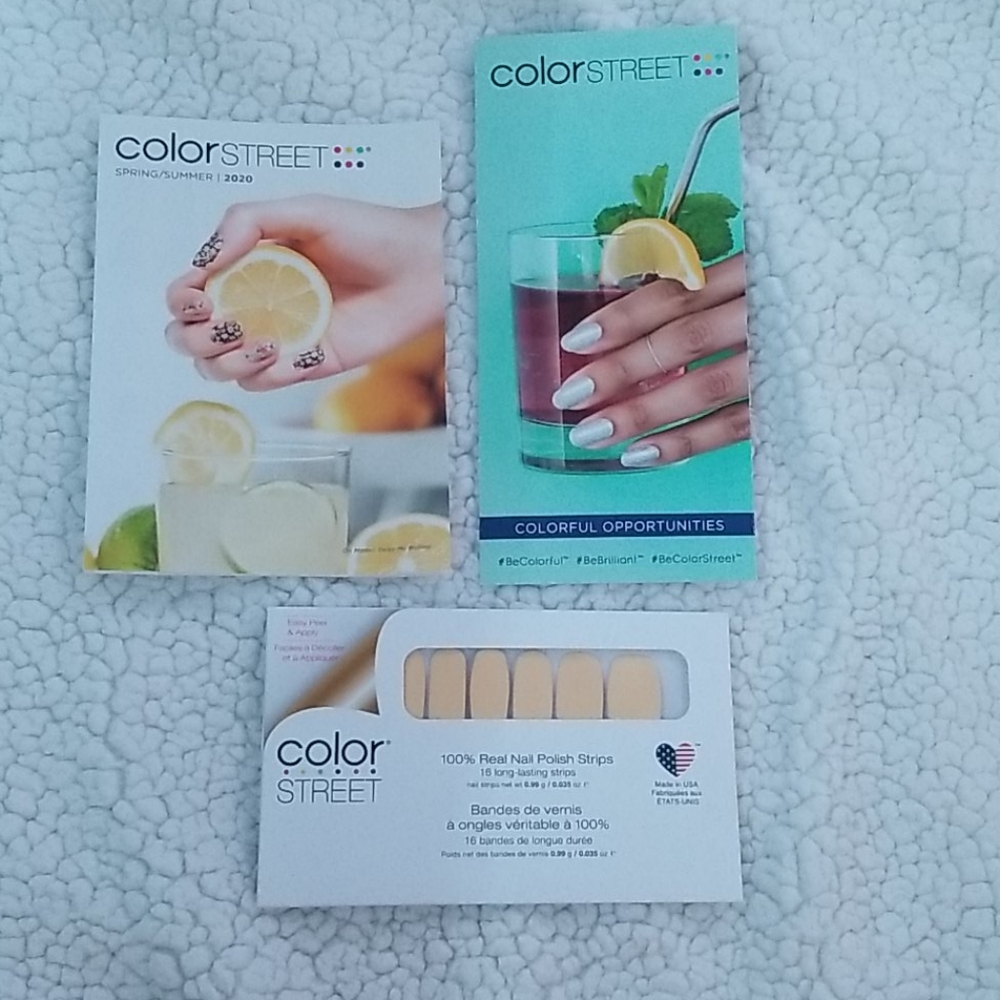Color Street Belgian Buttercup Nail strips